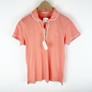 Fairway & Greene Stretch Pique Accent Trim in Peach Size Medium NWT